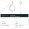 RCH Hardware CH-04R-PB Decorative Solid Brass Chain For Hanging, Lighting - Sleek Round Unwelded Links