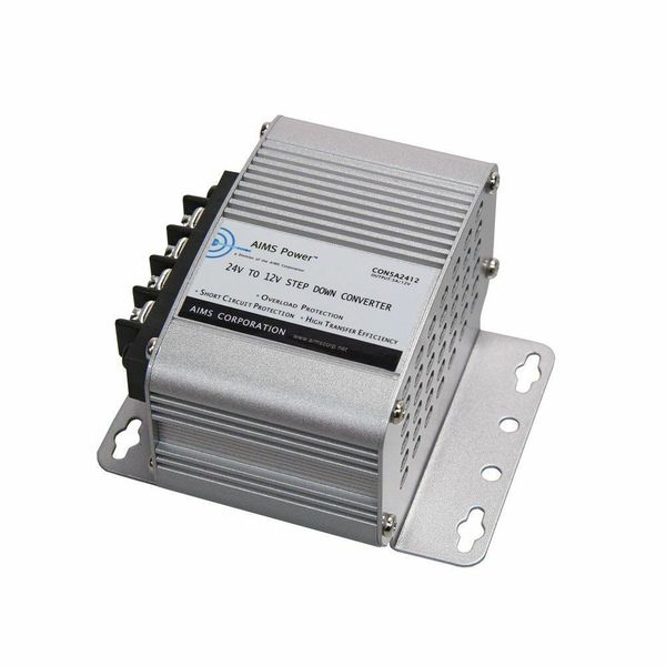 AIMS CON5A2412 5 Amp 24V to 12V DC-DC Converter
