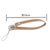 HERBE Leather Strap, Fall Prevention, Smartphone Hand Strap, Made in Japan, Embossed Black