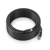 Maximm Ethernet Cable 75 ft CAT6 High Speed Internet Network LAN Cable Cord, Outdoor Waterproof (Black)