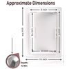 Morvat 6x9 Access Panel with Hinged Door for Drywall & Ceiling