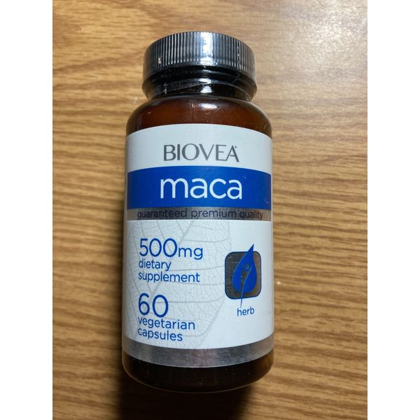 Biovea - MACA 500mg Dietary Supplement - 60 Vegetarian Capsules BEST