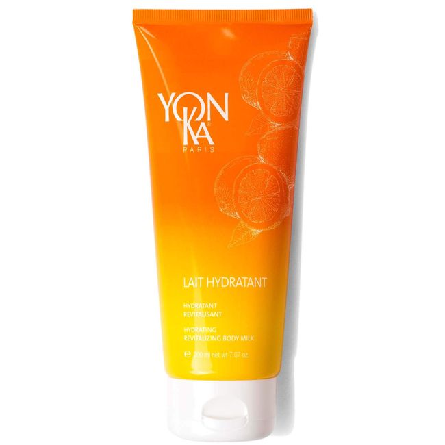 Yon-Ka Sweet Orange Body Milk, Lightweight Body Moisturizer with Vitamin E to Repair Skin, Natural Almond and Coconut Oils Hydrate Dry Arms and Legs (200ml)