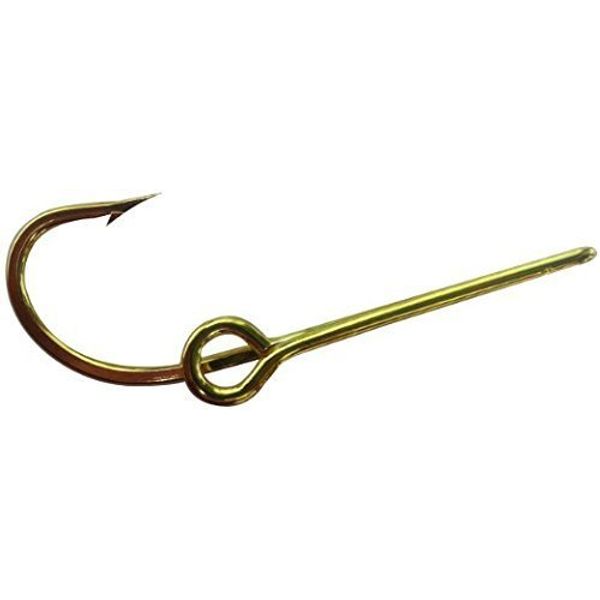 Eagle Claw #155 Gold Hat Hook Clip Tie Clasps Money Clip Universal Fishing Accessory