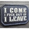 MSM I COME MILSPEC MONKEY ACU LIGHT PARTY HARD ARMY TACTICAL HOOK MORALE PATCH