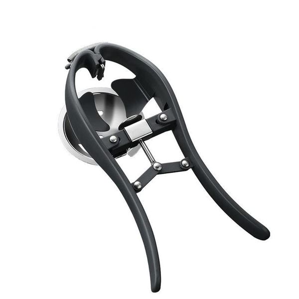DUEBEL Stainless Steel Egg Separator Automatic Egg Cracker for Raw Egg White Separator Tool Handheld Egg Opener Easy Eggshell Cutter Creative Kitchen Gadget Tool