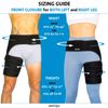 Copper Compression Hip Brace Sciatica - Groin Wrap for Pain Relief Thigh Comp...