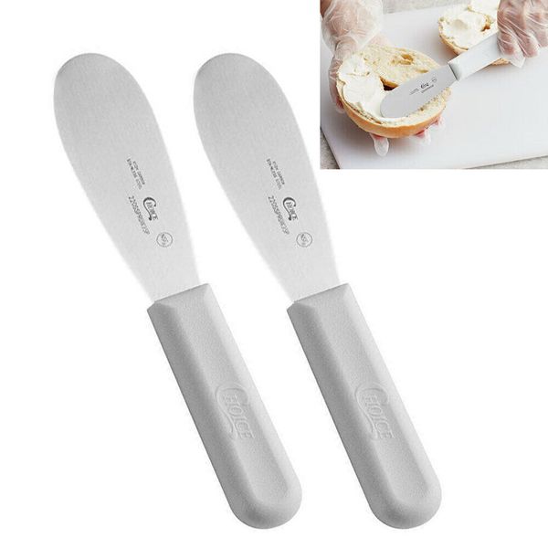 2 Sandwich Spreader Butter Knife Cheese Slicer Stainless Steel Kitchen Tool 3.5"