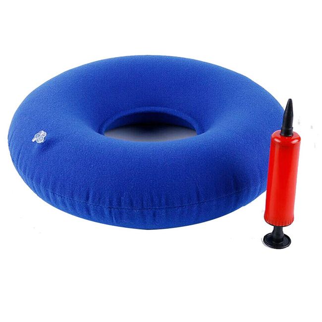 Seat Cushions Inflatable Seat Cushion Pillow Ring Cushion Doughnut Reduce Pressure on The User's Sciatic Nerve for Everyone (38x38) Polyester