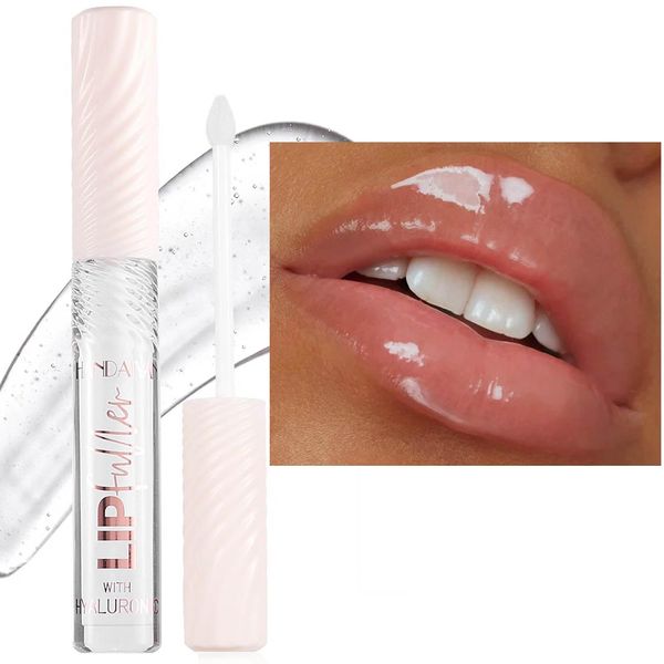 Crystal Lip Gloss Lip Plumper Gloss Tinted Lipgloss Lip Oil Teens Moisturizing Lipstick Lip Balm High Shine And Vegan Plumping Lip Gloss For Women Girls Long-Lasting Dry Lip Care 01