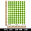 Drafting Geometric Compass Mechanical Engineer 200+ Round Stickers - Matte Finish - 0.50" Size - Light Green