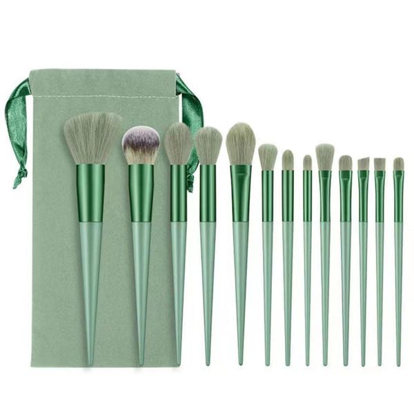 KARLOR Pinselset Makeup, 13 Stück Make up pinsel Set mit Tasche,Professionell Schminkpinsel set Makeup Pinsel Kit Makeup Bürsten Foundation Brush Lidschatten Pinselset Gesicht Auge Blush Bürsten