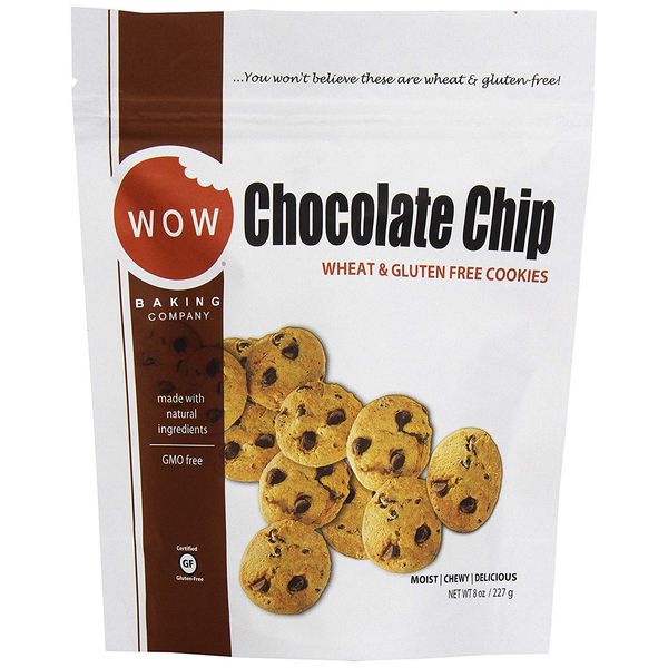 Wow Baking Gluten Free Chocolate Chip Cookie, 8 oz