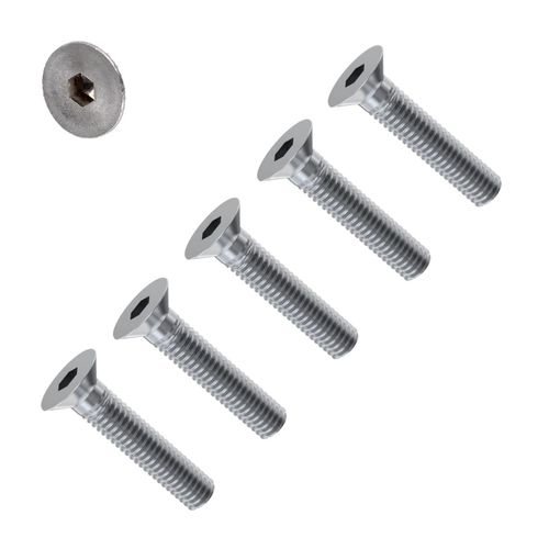 TERF® M10 X 70mm Hex Socket Countersunk Machine Screw M10 (10mm) X 70mm Allen Key Bolts Hexagonal Socket Countersunk Machine Screws - Pack of 5