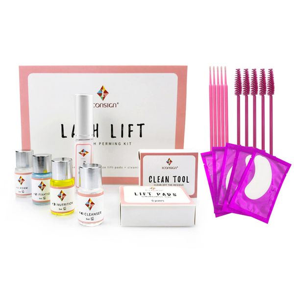 Bestauty 2024 Kit Laminazione Ciglia,Laminazione Ciglia Lit Completo,Lash Lift Kit, Laminazione Sopracciglia,Kit Professionale Semipermanente Per Ciglia Arricciate,Adatto Per Uso Domestico e in Salone