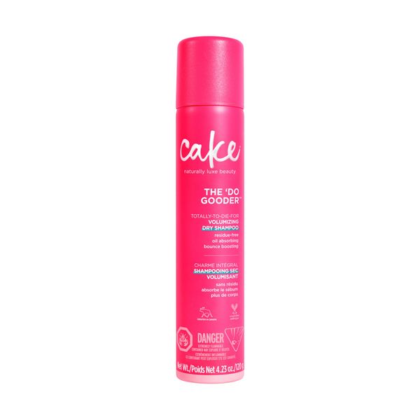 Cake Beauty Volumizing Dry Shampoo, The Do Gooder - Absorbs Oil, Adds Volume, Refreshes Hair - Residue Free - With Cornstarch - For All Hair Types - 120 g