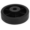 sourcing map 115mm Dia Plastic Replacement Parts Wheel Black for Air Compressor