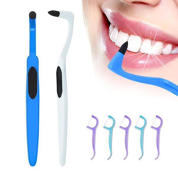 Premium Dental Stain Remover Kit for Teeth - 3PCS Teeth Plaque Eraser with Dental Floss Packs