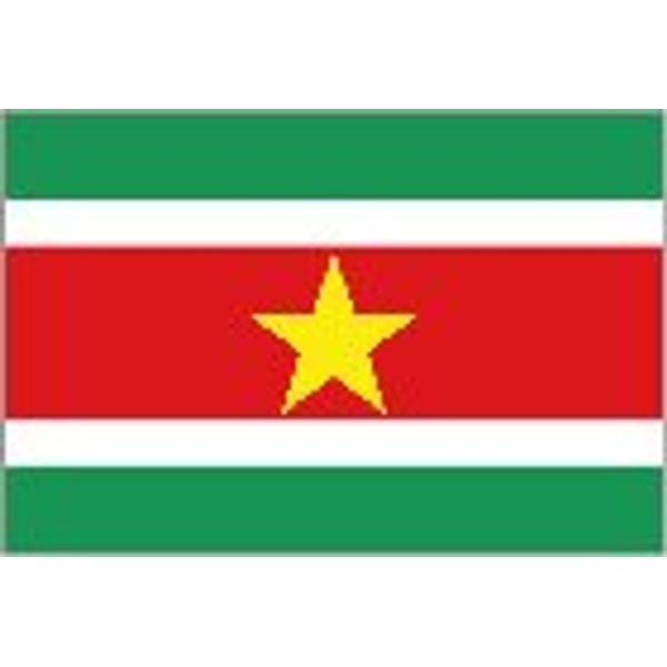 5FT X 3FT SURINAME NATIONAL FLAG