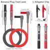 23pcs Multimeter Test Lead Kit Meter Electrical Alligator Clip Probe Wire Tool
