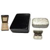 Slim Pill Box Weekly Medication Supplement Vitamin Travel Holder 7-Day Organizer with Bonus Small AM PM Prescription Pills Case