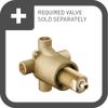 Moen T4612 Voss Diverter 3-Function Shower Transfer Valve Trim Kit, Valve Required, Chrome