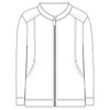 Natural Uniforms Women's Ultra Soft Stretch Zip Up Scrub Jacket (Black, Large)