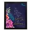 Future Belongs - Inspirational Wall Decor, Motivational Colorful Flowers Wall Art Print Is A Quotes Photo For Living Room, Office, Library, Home Decor, Studio or Room Decor Aesthetic, Unframed - 8x10