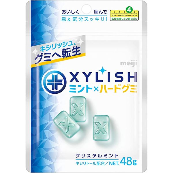 Meiji Crystal Mint, 1.7 oz (48 g) x 10 Pieces