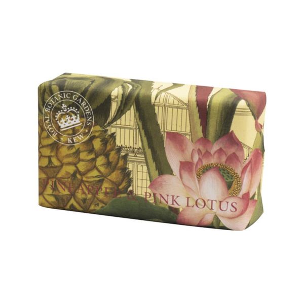 Sanwa Trading English Soap Company KEW GARDEN Kew Garden Luxury Shea Soaps Pineapple & Pink Lotus Pineapple & Pink Lotus