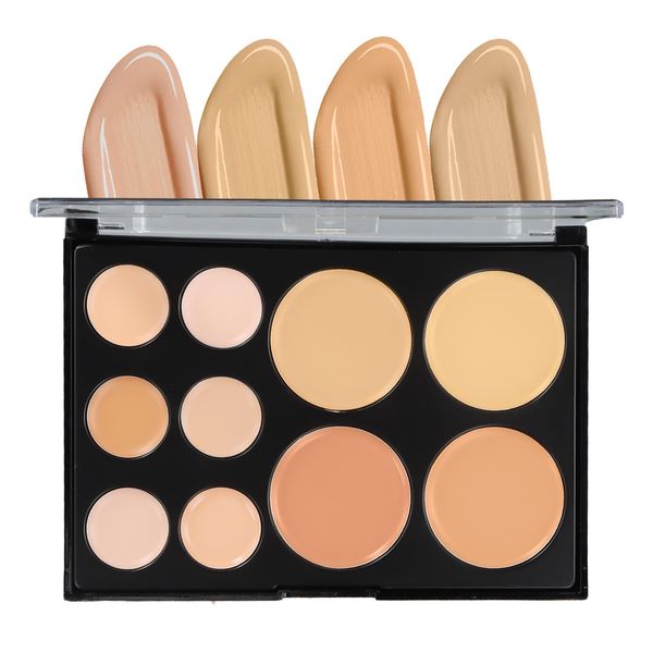 Litinliv Concealer Full Coverage, 10 Colour Concealers & Correctors Cream Colour Fix Cream Contour Palette, Under Eye Concealer Waterproof Long Lasting Matte Foundation for All Skin Tones