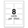 CARD,IJ BUS 160/PK,WHT