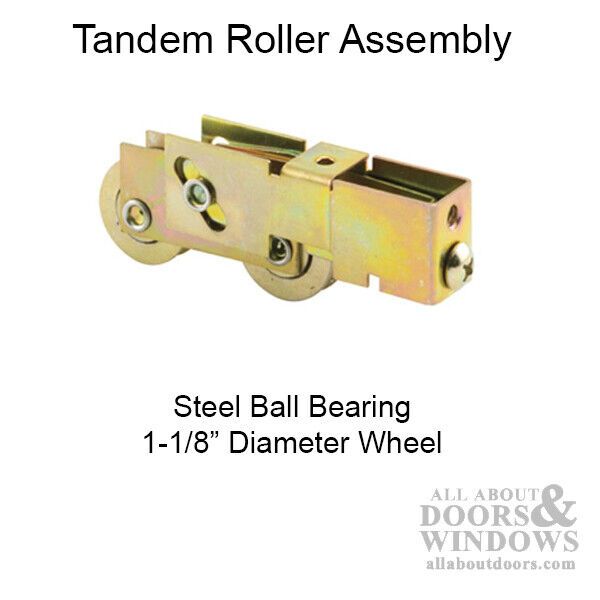 Door Roller For Vinyl Sliding Doors Two Wheel Roller With Plain Back