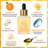 BREYLEE Vitamin C Serum for Face & Eye (1.4 oz) for Brightening Skin,Dark Spot Remover,Reduce Wrinkle,Anti Aging ,Moisturizer with Hyaluronic Acid,Vitamin E,Retinol,Nicotinamide