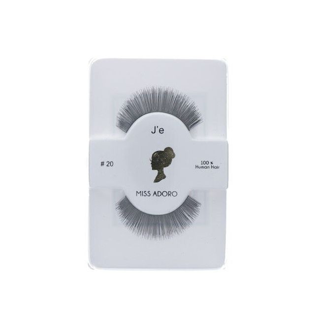 Miss Adoro Je #20 False/Fake Eyelashes Natural Lashes For Women NEW Pack of 12