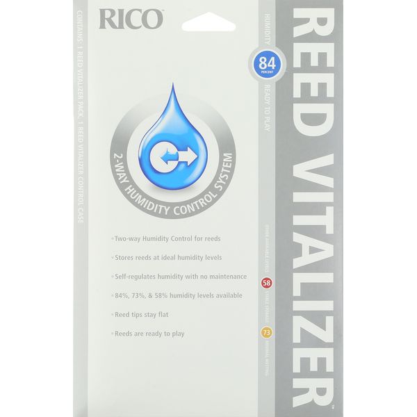 Rico Reed Vitalizer Kit with 84 Percent Humidity Control Pack