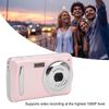 Portable Camera, Compact Camera with 16X Digital Zoom and Autofocus for Everyday Use (Pink)