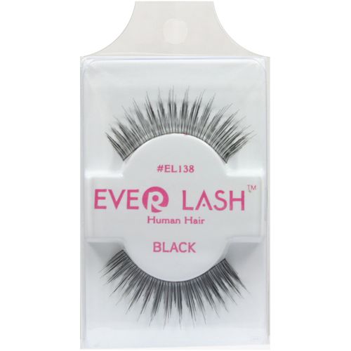 (6 PAIR) Everlash EL138 - Human Hair Quality Eyelash