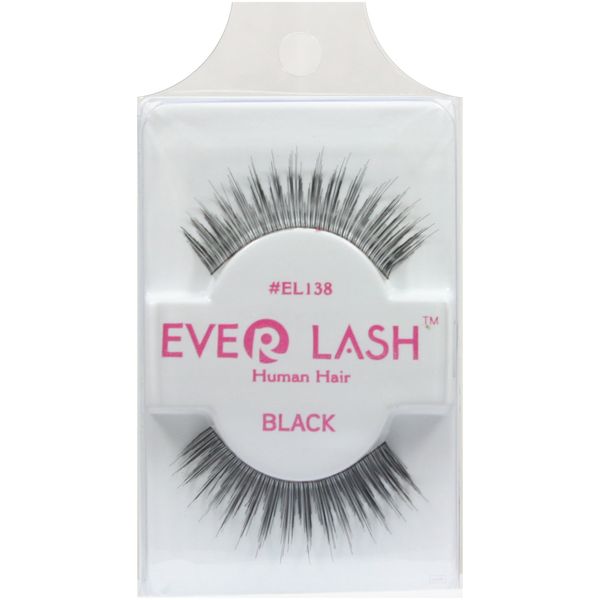 (6 PAIR) Everlash EL138 - Human Hair Quality Eyelash