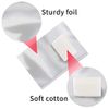 100 Pieces Nail Polish Remover Nail Foil Wraps with Cotton Pad Soak Off Removal Foil Wraps for Acrylic/UV/Gel Polish