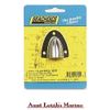 2 Seachoice Stainless Steel Clam Shell Vent Ventilator Cable Wire Hole Cover (M)