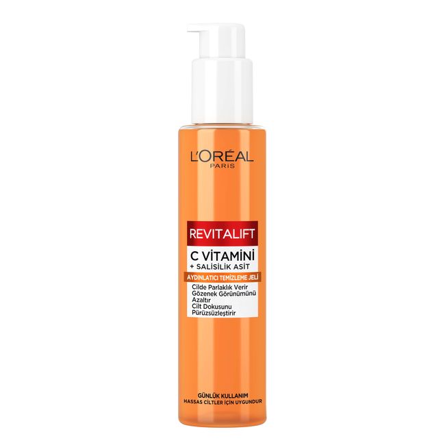 L’Oréal Paris Revitalift Clinical [C vitamini + Salisilik Asit], Aydınlatıcı ve Gözenek Karşıtı Köpük Temizleyici