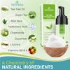NOVEHA Tea Tree Oil Foaming Cleanser | Therapeutic Daily Skincare For For Eyelash & lids, MGD, Eye Irritations, Stye Eyes, Skin Dryness, Moisturize with Organic Ingredients, For All Skin Types (3.38 Fl Oz (Pack of 1))