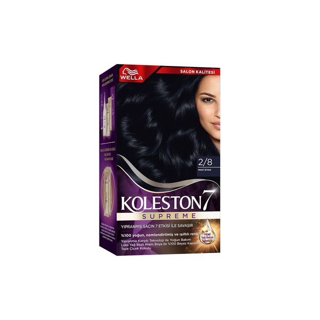 Wella Koleston Supreme Saç Boyası 2/8 Mavi Siyah