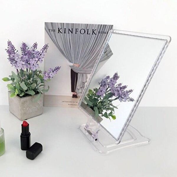 [Domestic Direct-Grilled Eel] Transparent Square Table Mirror Vanity Mirror (Big)_W44ED47