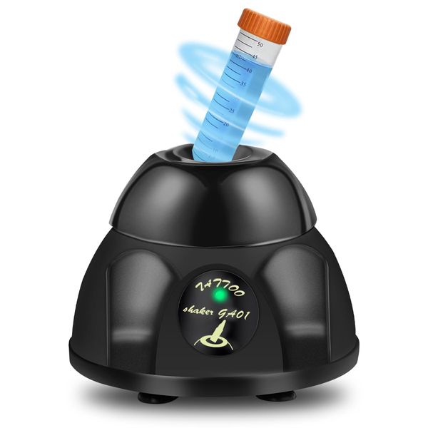 Vortex Mixer, Mini Vortex Mixer, 5200 rpm, Lab Mini Vortex Shaker, Stirrerr, Electric Vibration Laboratory Mixer, Paint Shaker for Test Tube, Inks, Eyelash Glue and Nail Polish Shaker