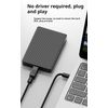 WITRN USB C to B Adapter, USB 3.0 Type-C to USB B Square Connector for Printer, Hard Drive Enclosure, Copier, Scanner, Data Transfer