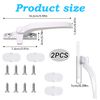 2-Pack Window Handle – Double Window Handles for Windows, Durable and Easy to Install