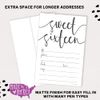 Classic Script Sweet 16 Birthday Invitations (20 Count) with Envelopes - Party Invites
