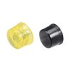 sourcing map 40mm Diameter Mallet Hammer Replacement Striking Head Tip Yellow and Black,4pcs